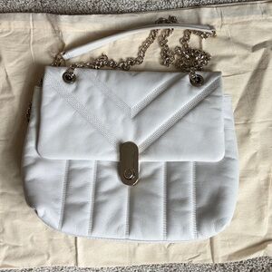 Leather Ted Baker White Chain Strap Women's Bag